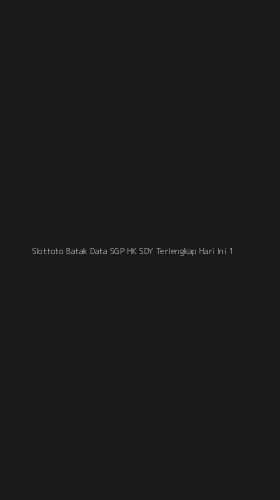 Tampilan Antarmuka Aplikasi Slottoto Batak Data Sgp Hk Sdy Terlengkap Hari Ini - 1