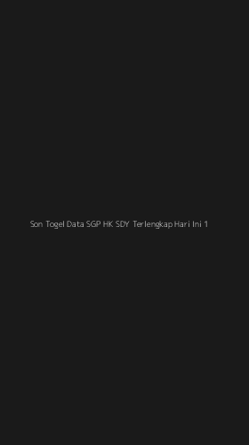Tampilan Antarmuka Aplikasi Son Togel Data Sgp Hk Sdy Terlengkap Hari Ini - 1