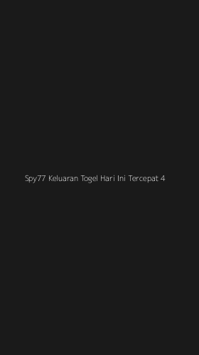 Tampilan Antarmuka Aplikasi Spy77 Keluaran Togel Hari Ini Tercepat - 4