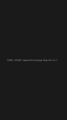 Tampilan Antarmuka Aplikasi Togel Sydney Jadwal Pertandingan Bola Hari Ini - 1