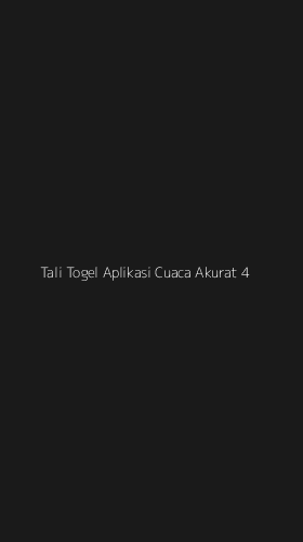 Tampilan Antarmuka Aplikasi Tali Togel Aplikasi Cuaca Akurat - 4