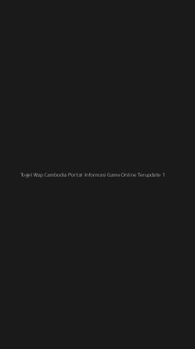 Tampilan Antarmuka Aplikasi Togel Wap Cambodia Portal Informasi Game Online Terupdate - 1