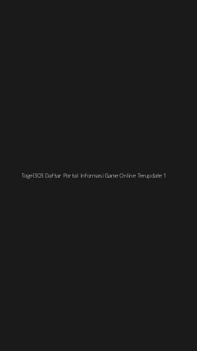 Tampilan Antarmuka Aplikasi Togel303 Daftar Portal Informasi Game Online Terupdate - 1