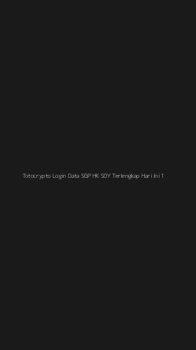 Tampilan Antarmuka Aplikasi Totocrypto Login Data Sgp Hk Sdy Terlengkap Hari Ini - 1
