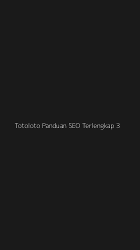 Tampilan Antarmuka Aplikasi Totoloto Panduan Seo Terlengkap - 3