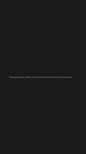 Tampilan Antarmuka Aplikasi Totomacaupools Online Portal Informasi Game Online Terupdate - 4
