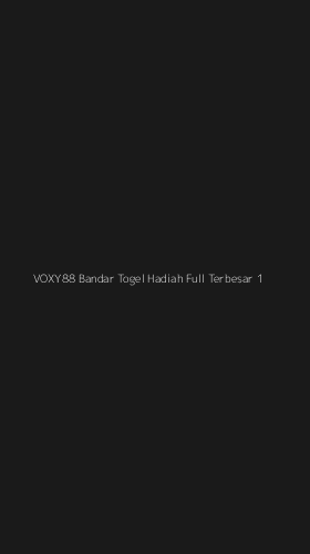 Tampilan Antarmuka Aplikasi Voxy88 Bandar Togel Hadiah Full Terbesar - 1
