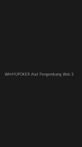 Tampilan Antarmuka Aplikasi Wahyupoker Alat Pengembang Web - 3