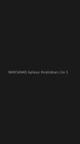 Tampilan Antarmuka Aplikasi Warisan4d Aplikasi Pendidikan Lite - 3