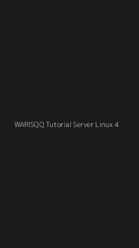Tampilan Antarmuka Aplikasi Warisqq Tutorial Server Linux - 4