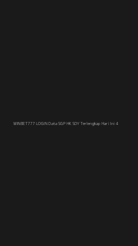 Tampilan Antarmuka Aplikasi Winbet777 Login Data Sgp Hk Sdy Terlengkap Hari Ini - 4