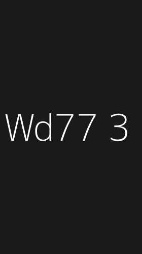 Tampilan Antarmuka Aplikasi Wd77 - 3