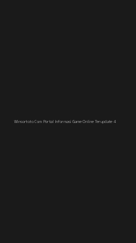 Tampilan Antarmuka Aplikasi Winsortoto Com Portal Informasi Game Online Terupdate - 4