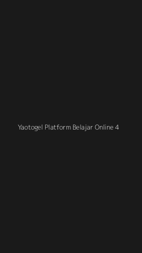 Tampilan Antarmuka Aplikasi Yaotogel Platform Belajar Online - 4