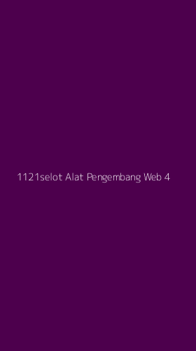 Tampilan Antarmuka Aplikasi 1121selot Alat Pengembang Web - 4