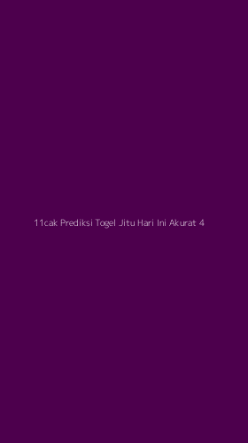 Tampilan Antarmuka Aplikasi 11cak Prediksi Togel Jitu Hari Ini Akurat - 4