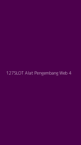 Tampilan Antarmuka Aplikasi 127slot Alat Pengembang Web - 4