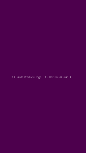 Tampilan Antarmuka Aplikasi 13 Cards Prediksi Togel Jitu Hari Ini Akurat - 3