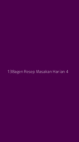 Tampilan Antarmuka Aplikasi 138agen Resep Masakan Harian - 4