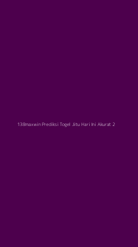 Tampilan Antarmuka Aplikasi 138maxwin Prediksi Togel Jitu Hari Ini Akurat - 2