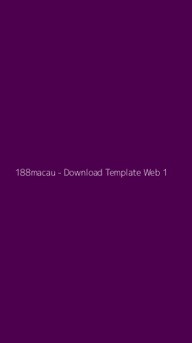 Tampilan Antarmuka Aplikasi 188macau - Download Template Web - 1