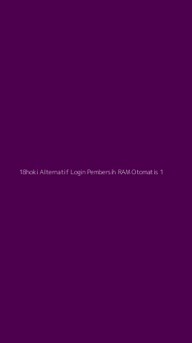 Tampilan Antarmuka Aplikasi 18hoki Alternatif Login Pembersih Ram Otomatis - 1