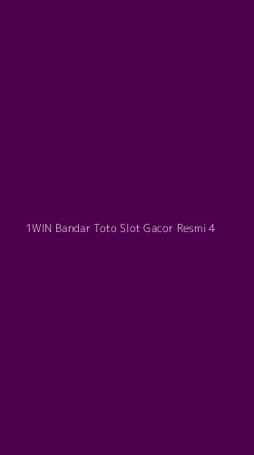 Tampilan Antarmuka Aplikasi 1win Bandar Toto Slot Gacor Resmi - 4