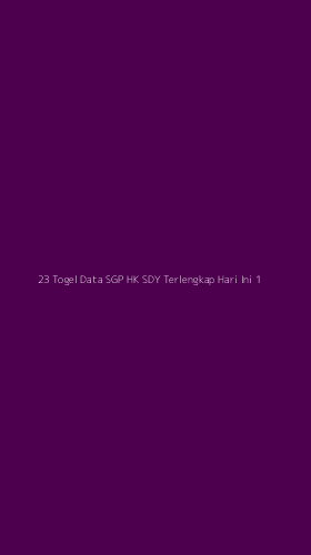Tampilan Antarmuka Aplikasi 23 Togel Data Sgp Hk Sdy Terlengkap Hari Ini - 1