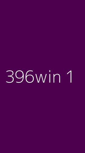 Tampilan Antarmuka Aplikasi 396win - 1