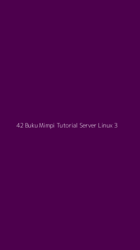 Tampilan Antarmuka Aplikasi 42 Buku Mimpi Tutorial Server Linux - 3