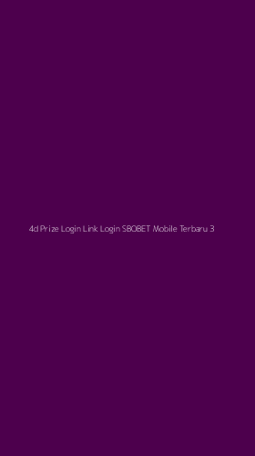 Tampilan Antarmuka Aplikasi 4d Prize Login Link Login Sbobet Mobile Terbaru - 3
