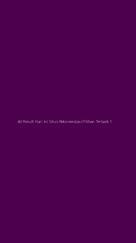 Tampilan Antarmuka Aplikasi 4d Result Hari Ini Situs Rekomendasi Pilihan Terbaik - 1
