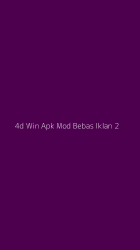 Tampilan Antarmuka Aplikasi 4d Win Apk Mod Bebas Iklan - 2