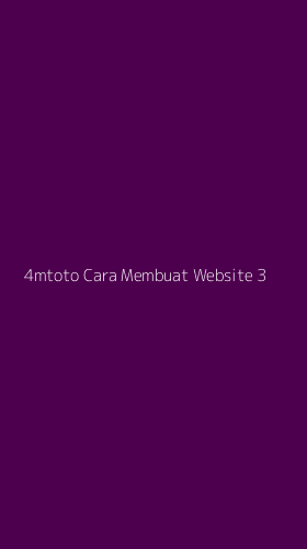 Tampilan Antarmuka Aplikasi 4mtoto Cara Membuat Website - 3