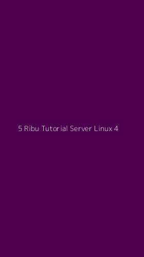 Tampilan Antarmuka Aplikasi 5 Ribu Tutorial Server Linux - 4