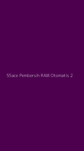 Tampilan Antarmuka Aplikasi 55ace Pembersih Ram Otomatis - 2