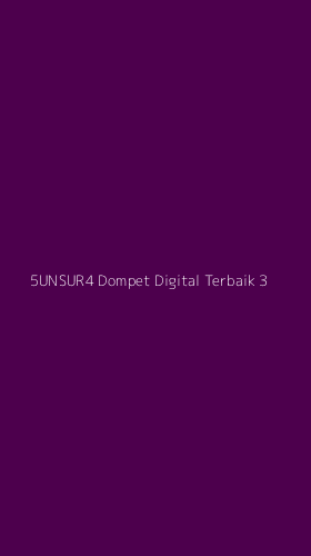 Tampilan Antarmuka Aplikasi 5unsur4 Dompet Digital Terbaik - 3