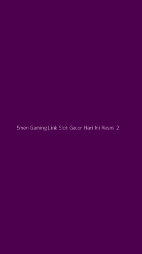 Tampilan Antarmuka Aplikasi 5men Gaming Link Slot Gacor Hari Ini Resmi - 2