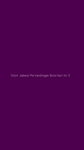 Tampilan Antarmuka Aplikasi 5slot Jadwal Pertandingan Bola Hari Ini - 3