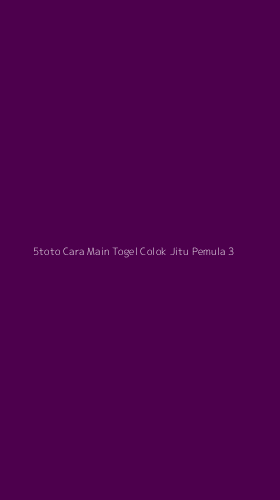 Tampilan Antarmuka Aplikasi 5toto Cara Main Togel Colok Jitu Pemula - 3