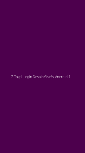 Tampilan Antarmuka Aplikasi 7 Togel Login Desain Grafis Android - 1