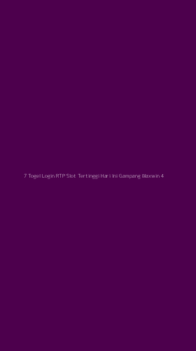 Tampilan Antarmuka Aplikasi 7 Togel Login Rtp Slot Tertinggi Hari Ini Gampang Maxwin - 4