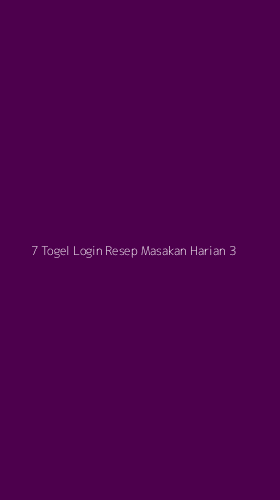 Tampilan Antarmuka Aplikasi 7 Togel Login Resep Masakan Harian - 3