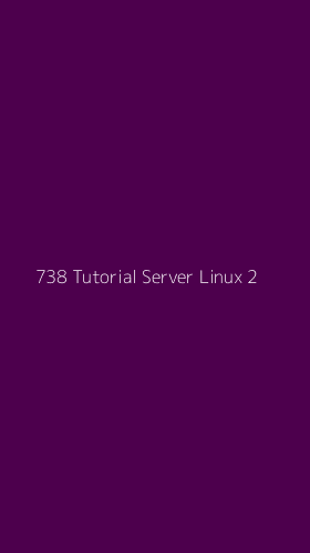 Tampilan Antarmuka Aplikasi 738 Tutorial Server Linux - 2
