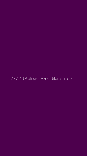 Tampilan Antarmuka Aplikasi 777 4d Aplikasi Pendidikan Lite - 3