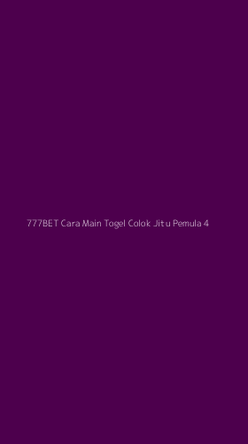 Tampilan Antarmuka Aplikasi 777bet Cara Main Togel Colok Jitu Pemula - 4