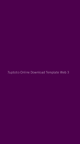 Tampilan Antarmuka Aplikasi 7uptoto Online Download Template Web - 3