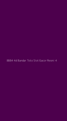 Tampilan Antarmuka Aplikasi 8884 4d Bandar Toto Slot Gacor Resmi - 4