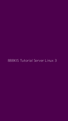Tampilan Antarmuka Aplikasi 888kis Tutorial Server Linux - 3