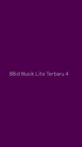 Tampilan Antarmuka Aplikasi 88id Musik Lite Terbaru - 4